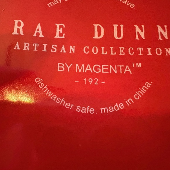 Rae Dunn Holly Jolly Red and Green Holiday Topper Mug - Picture 2 of 2